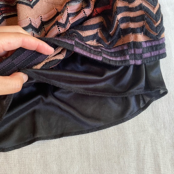 Missoni Multicolor Zigzag Knit Dress Size 8 - Picture 8 of 11
